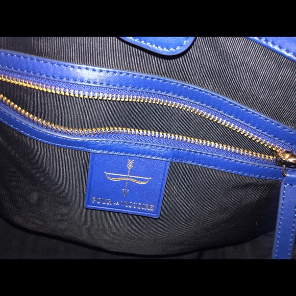 Royal Blue and Black Purse / Bag - Picture 4 of 7